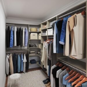 Easy Track Ultimate Corner Closet Organizer Kit