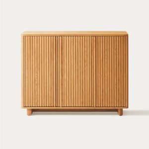 48" Ash Wood Shoe Storage