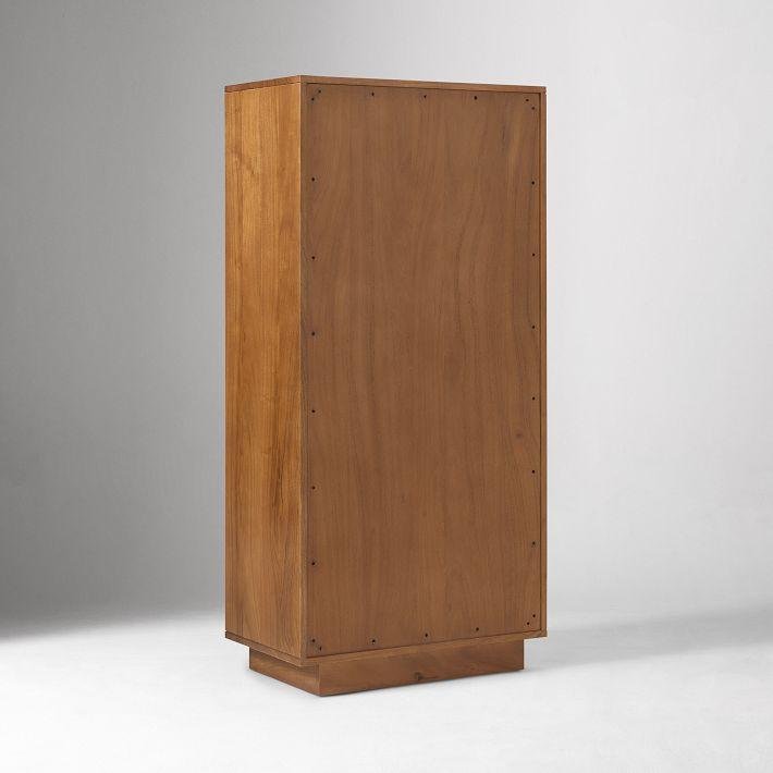 West Elm Douglas Shoe Cabinet Cool Walnut - Image 3