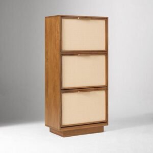 West Elm Douglas Shoe Cabinet Cool Walnut